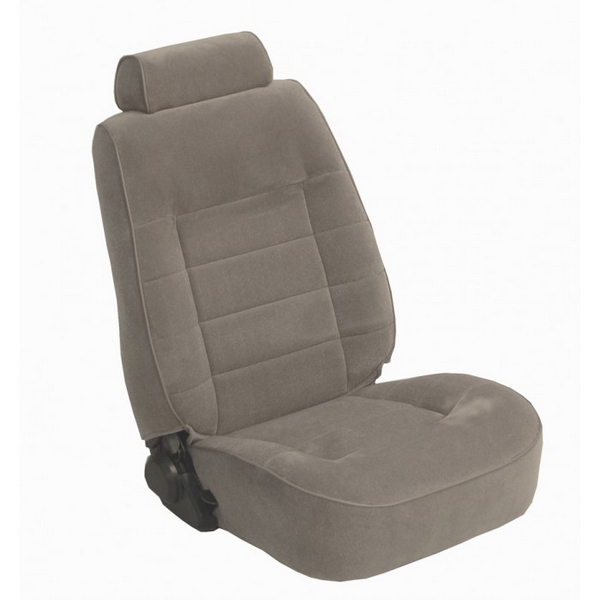 1985 Mustang LX Coupe Standard Low Back Bucket Seats, Cloth & Vinyl Sides